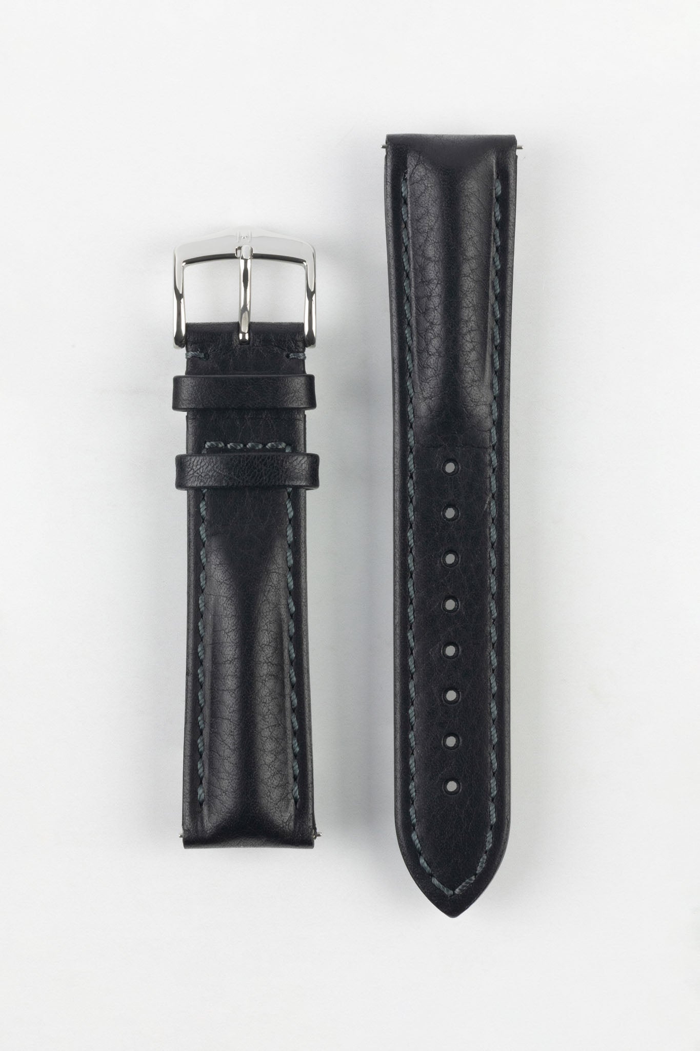 Black and best sale silver watch band