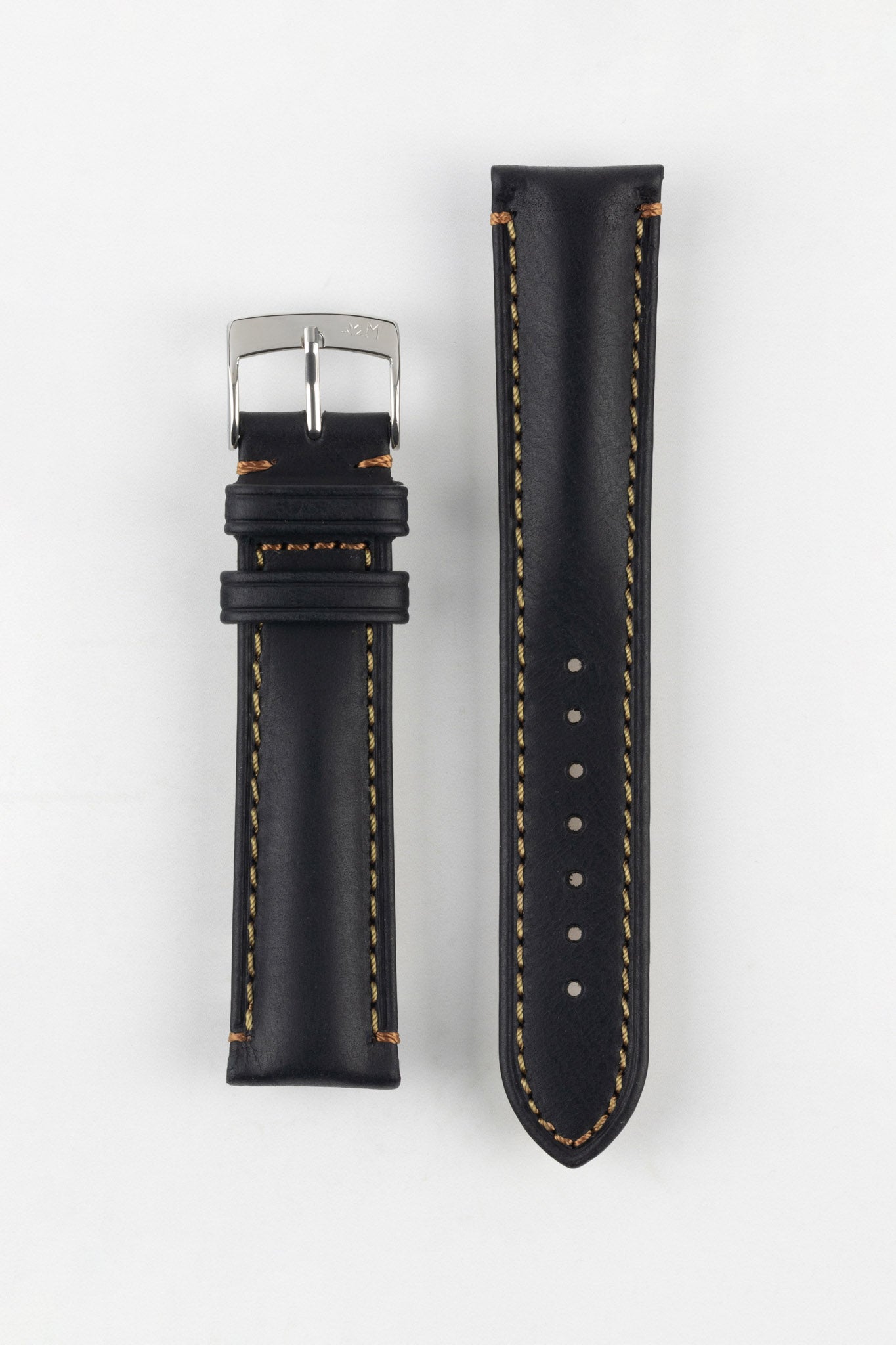 Morellato Smooth Leather Watch Strap | Black | Watch Obsession