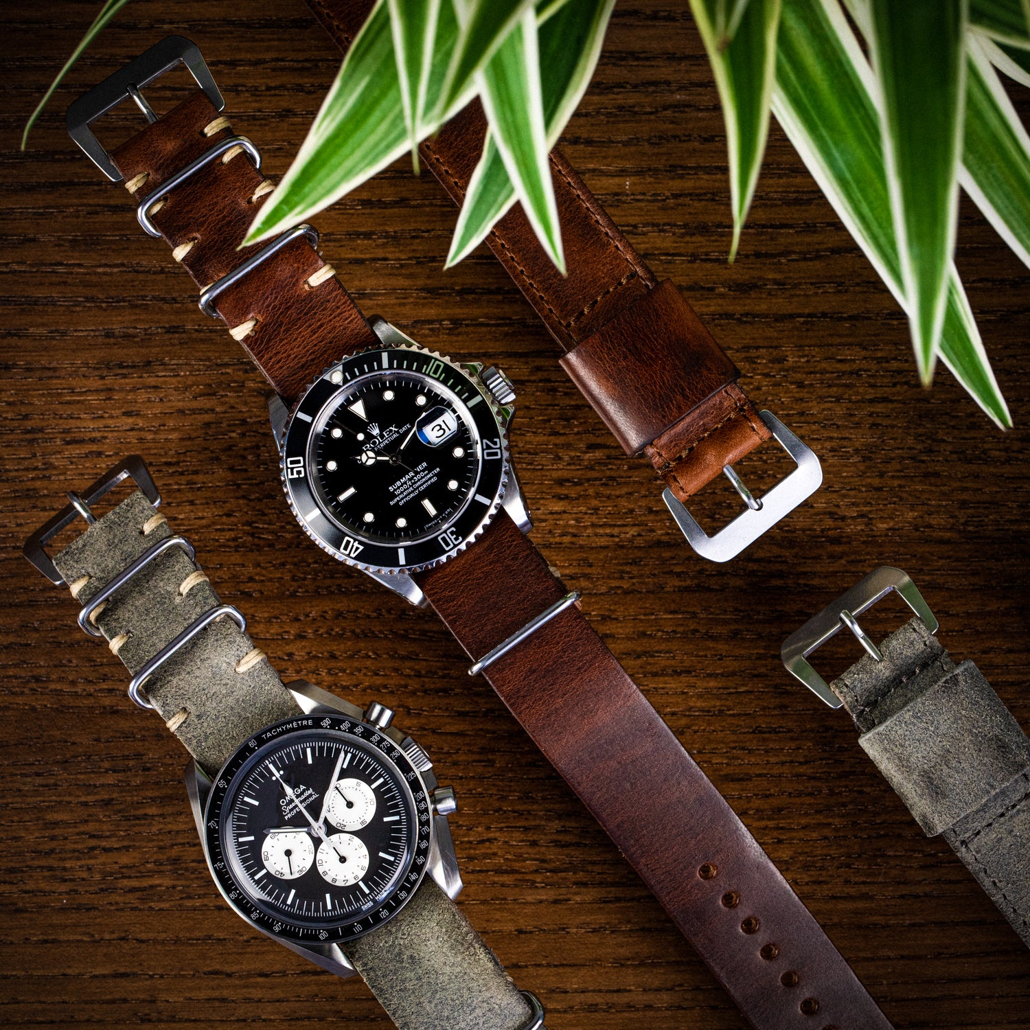 Leather One-Piece straps by Jean Paul Menicucci | Watch Obsession