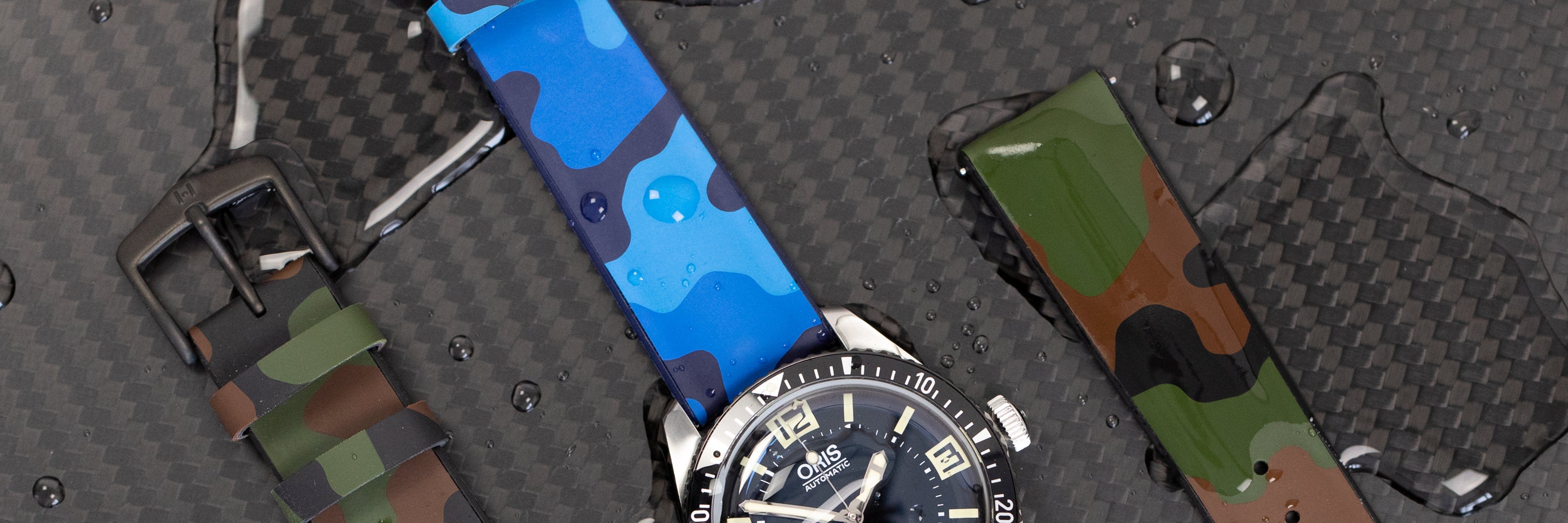 Blue camo best sale watch strap