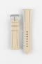 Artem Straps Classic Beige Sailcloth Watch Strap with Beige Stitching