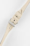 Artem Straps Classic Beige Sailcloth Watch Strap with Beige Stitching