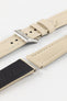 Artem Straps Classic Beige Sailcloth Watch Strap with Beige Stitching