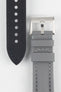 Artem Straps Classic Grey Sailcloth Watch Strap with Grey Stitching