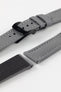 Artem Straps Classic Grey Sailcloth Watch Strap with Grey Stitching