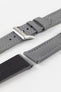 Artem Straps Classic Grey Sailcloth Watch Strap with Grey Stitching