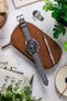 Artem Straps Classic Grey Sailcloth Watch Strap with Grey Stitching