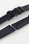 Artem Straps HydroFlex Black Hybrid FKM Rubber Watch Strap with Black Stitching