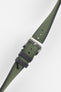 Artem Straps HydroFlex Khaki Hybrid FKM Rubber Watch Strap with Khaki Stitching