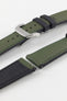 Artem Straps HydroFlex™ Khaki Hybrid FKM Rubber Watch Strap with Khaki Stitching