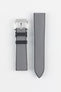 Artem Straps HydroFlex Grey Hybrid FKM Rubber Watch Strap with Grey Stitching