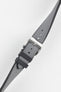 Artem Straps HydroFlex Grey Hybrid FKM Rubber Watch Strap with Grey Stitching