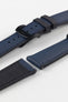 Artem Straps HydroFlex™ Navy Hybrid FKM Rubber Watch Strap with Navy Stitching