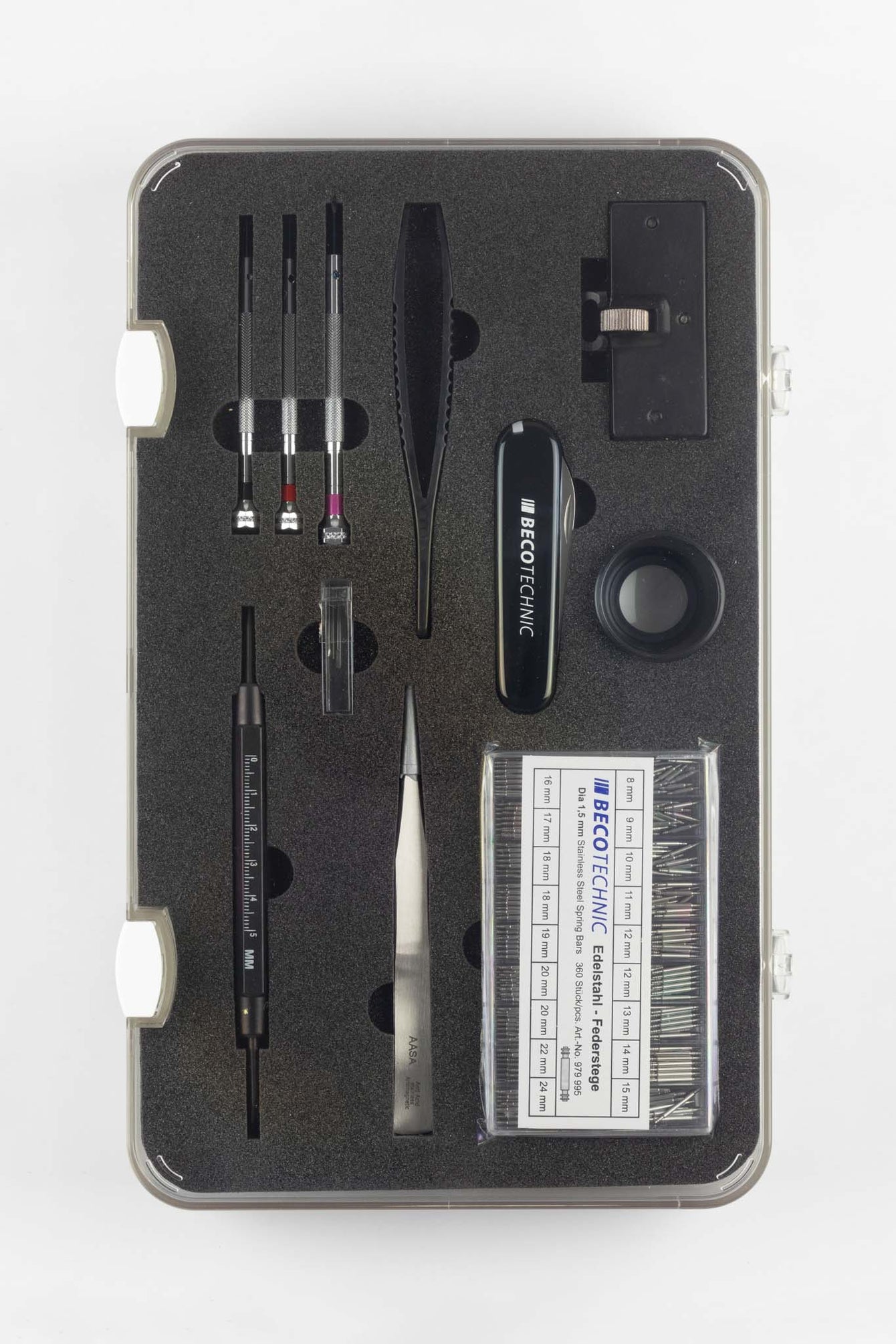 BECO TECHNIC 11-Piece Watchmaker Service Tool Kit