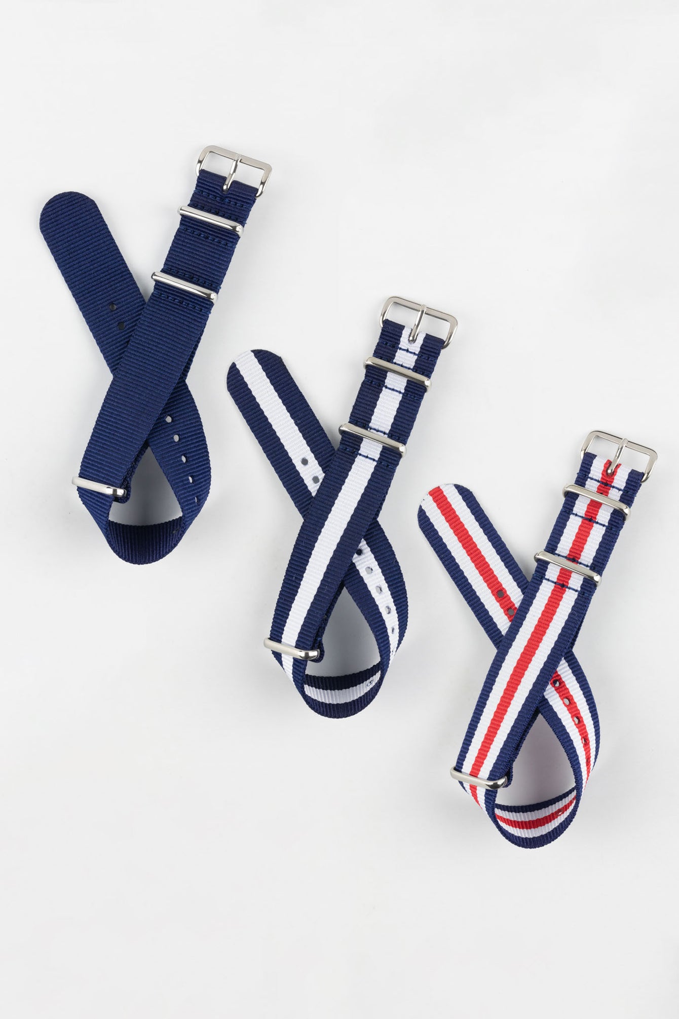 Blue Nylon Watch Strap Bundle