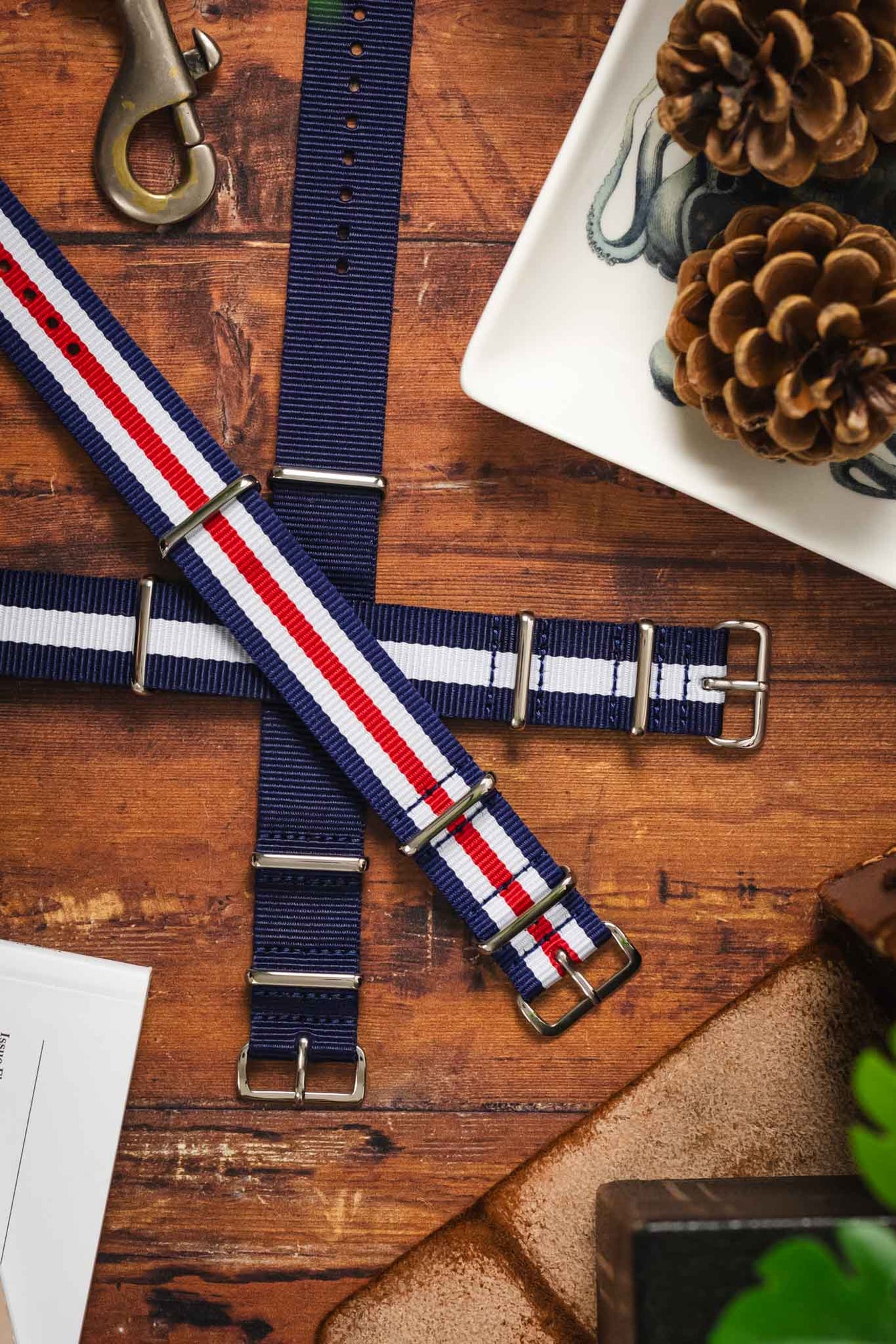 Blue Nylon Watch Strap Bundle