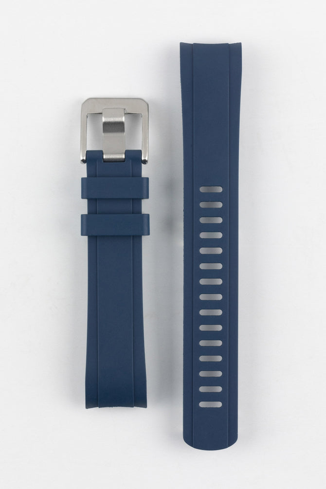 CRAFTER BLUE TD03 Rubber Watch Strap for Tudor Black Bay 58 Series – BLUE