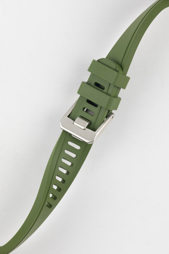 CRAFTER BLUE TD03 Rubber Watch Strap for Tudor Black Bay 58 Series – GREEN