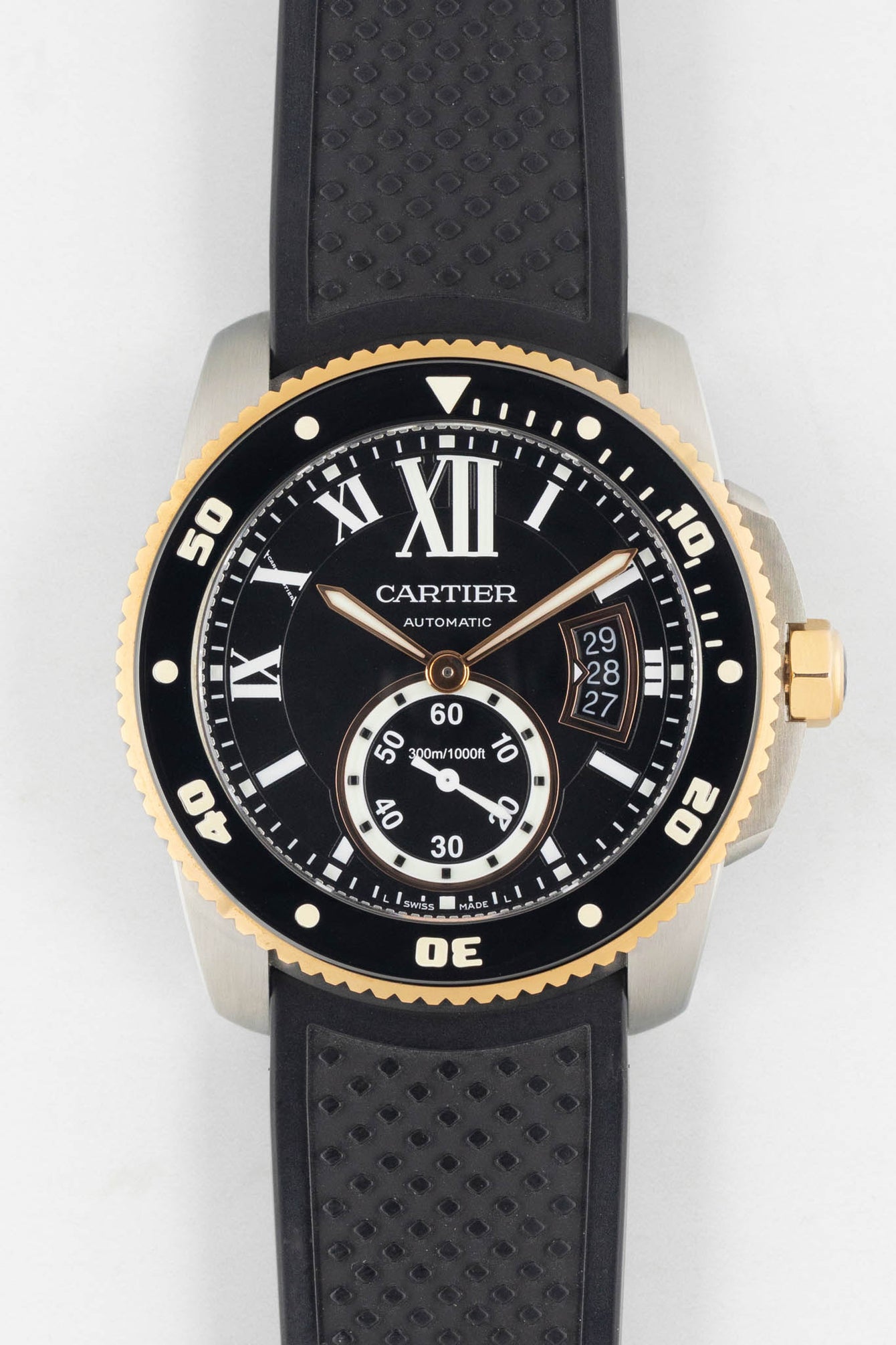 Cartier Calibre de Carter Dive watch with triple date and small second