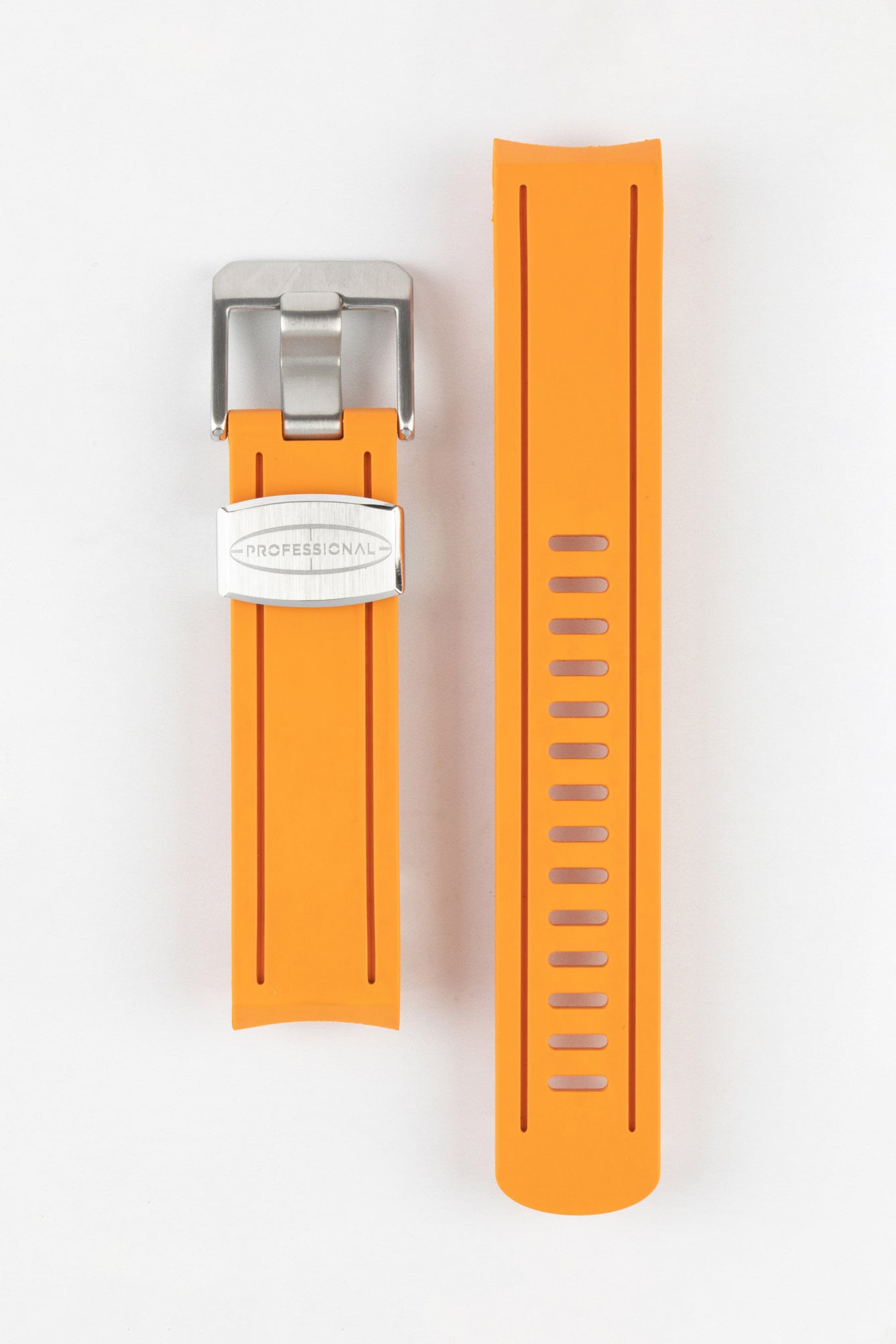 CRAFTER BLUE CB02 Orange Rubber Watch Strap for Seiko Sumo