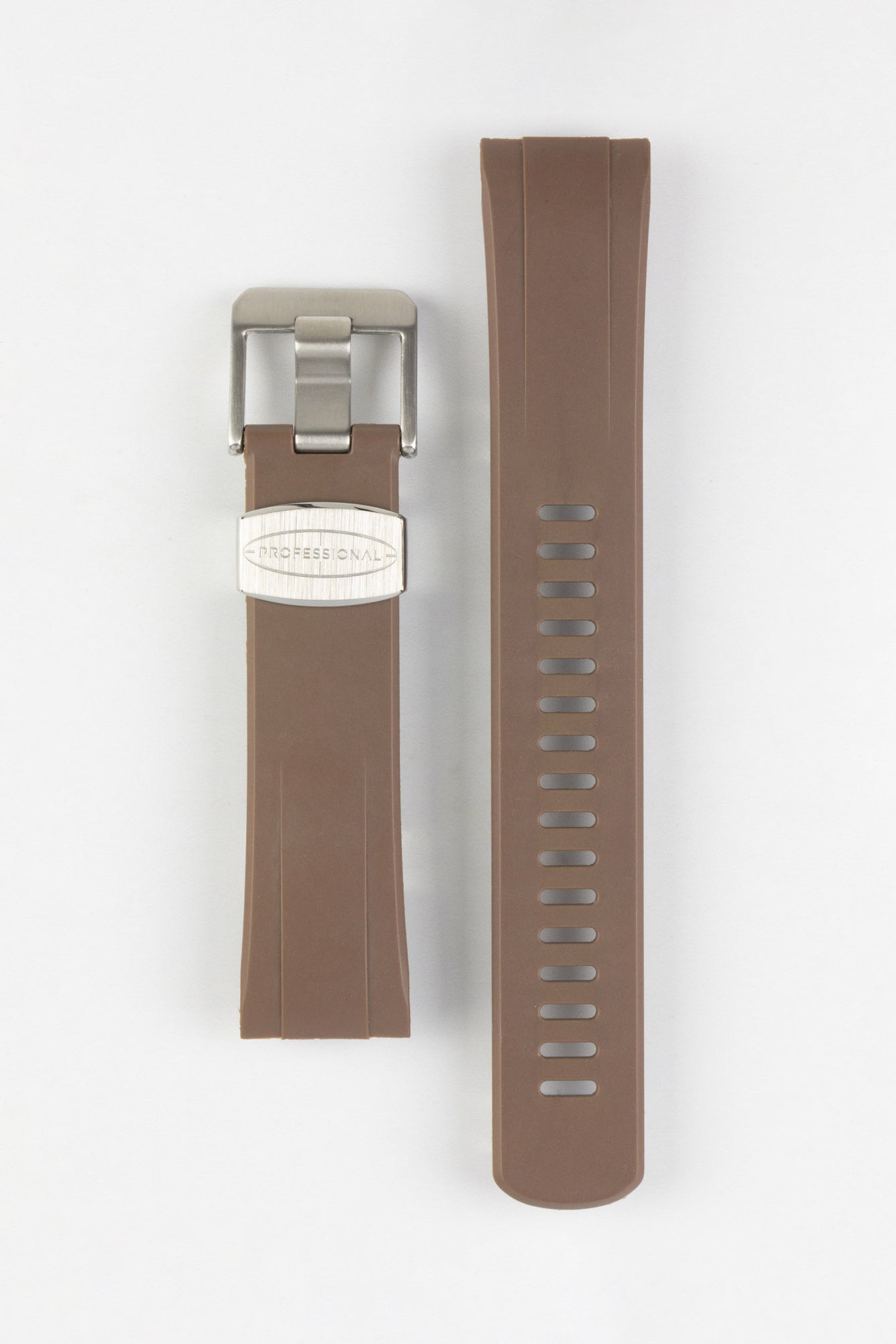 CRAFTER BLUE CB08 Rubber Watch Strap for Seiko "New" Turtle Series – BROWN