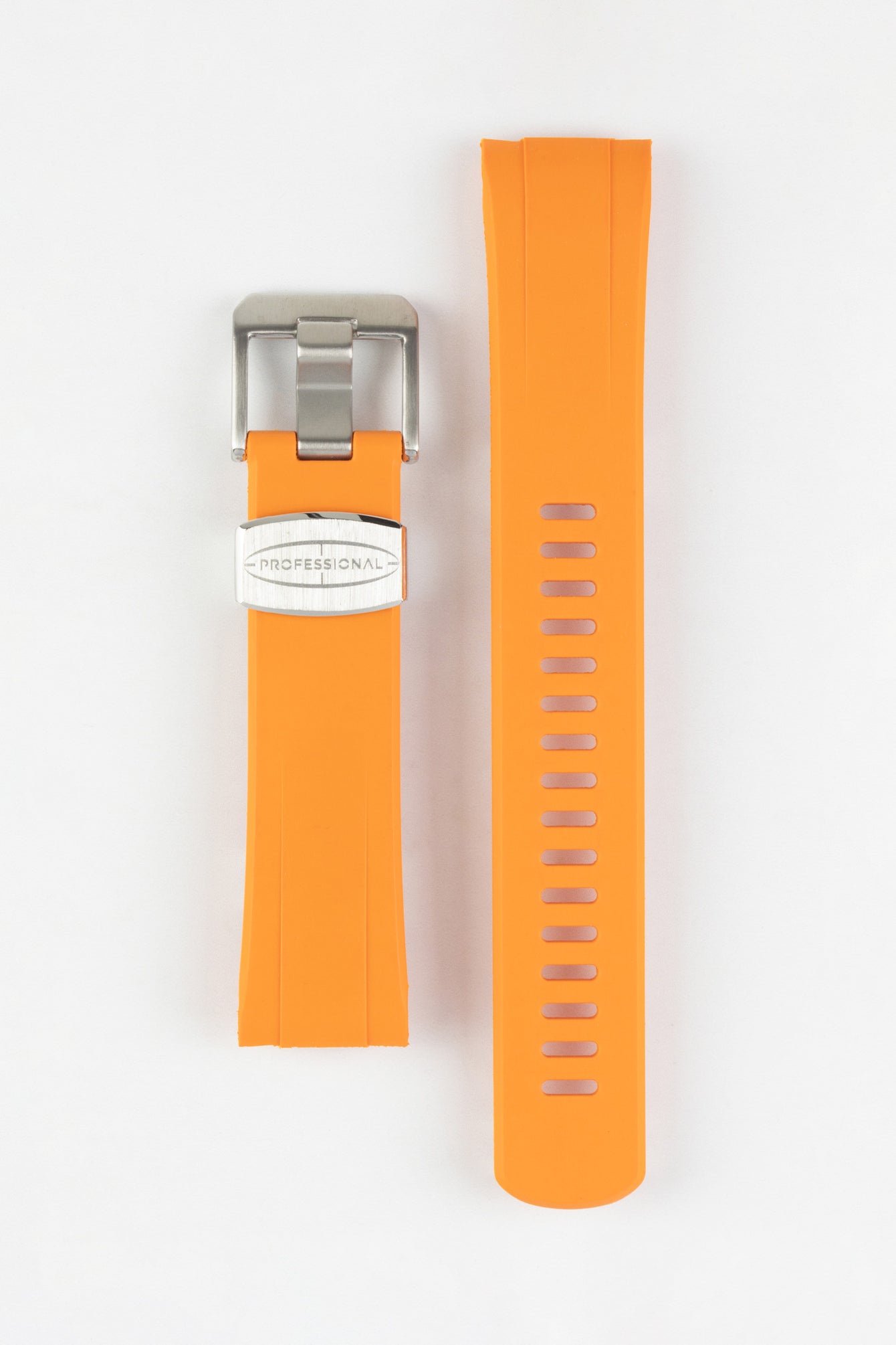 CRAFTER BLUE CB08 Rubber Watch Strap for Seiko "New" Turtle Series – ORANGE