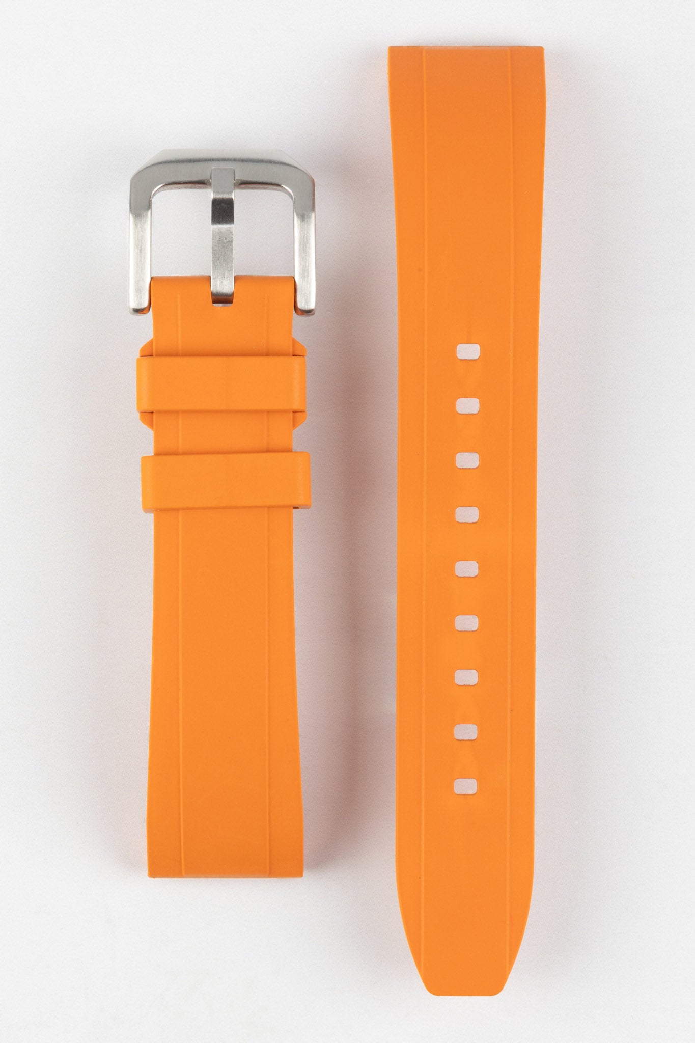 Orange rubber sale watch strap