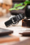 Di-Modell AVUS Leather Racing Watch Strap in BLACK