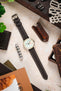 Di-Modell JUMBO Calf Leather Watch Strap in BROWN