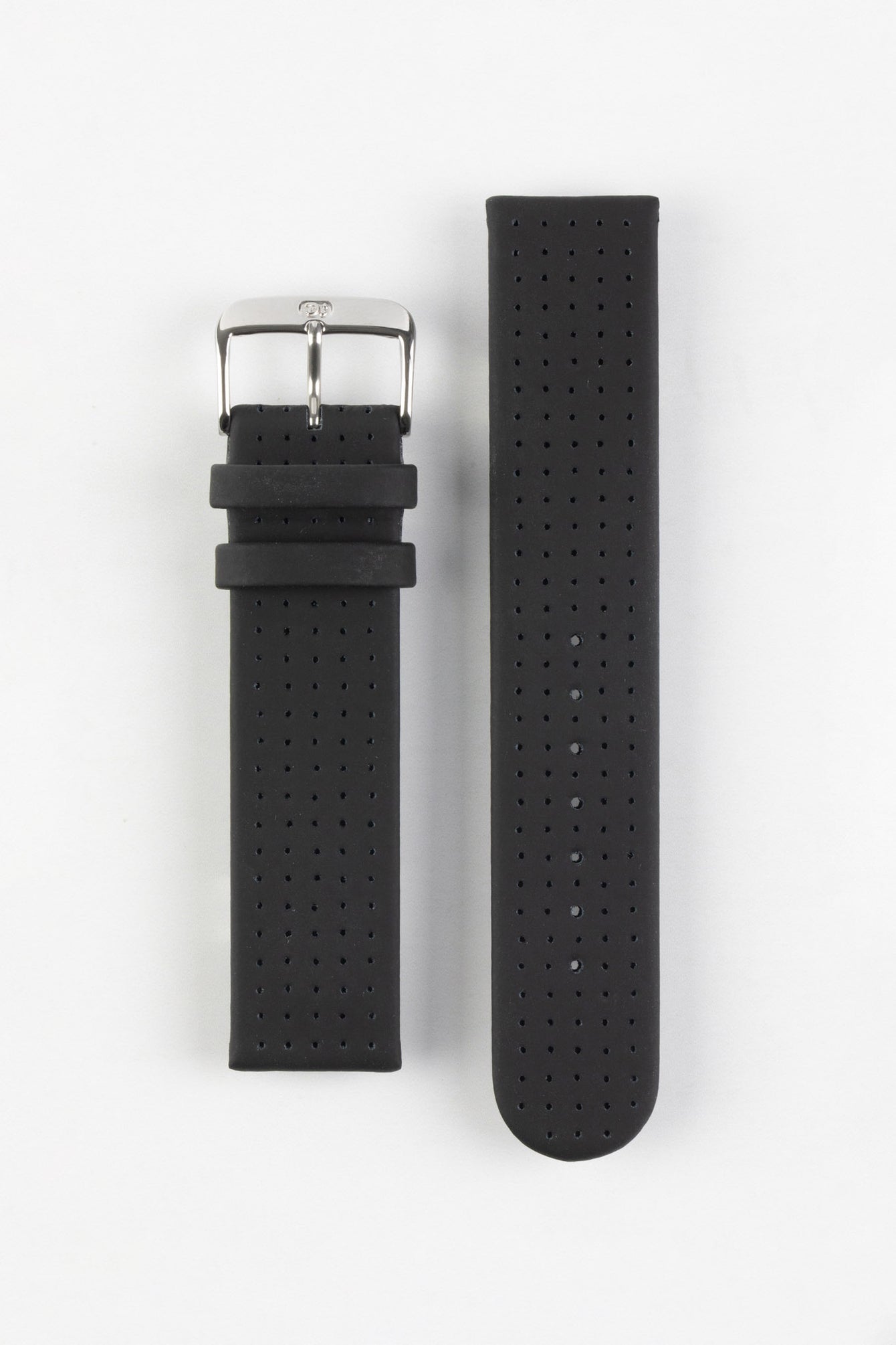 Di-Modell DESIGN Waterproof Sport Leather Watch Strap in BLACK