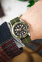 Erika's Originals ORIGINAL MN™ Strap in TWO-TONE GREEN - BRUSHED Hardware