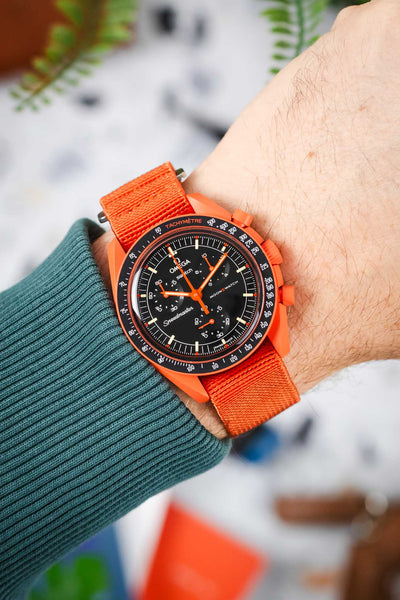 Erika's Originals ORANGE MN™ Strap in FULL ORANGE - BRUSHED Hardware