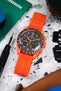 Erika's Originals ORANGE MN™ Strap in FULL ORANGE - BRUSHED Hardware