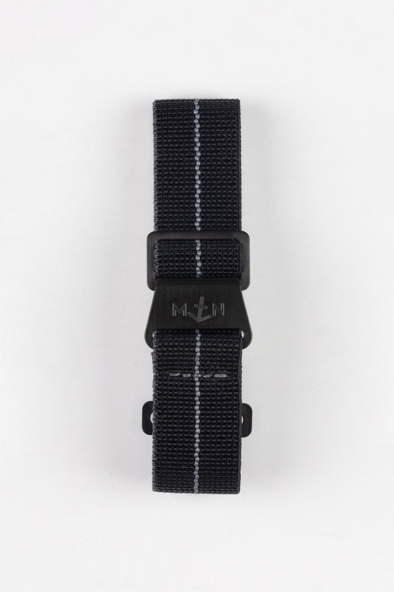 Erika's Originals BLACK OPS MN™ Strap with GREY Centerline - BLACK Hardware