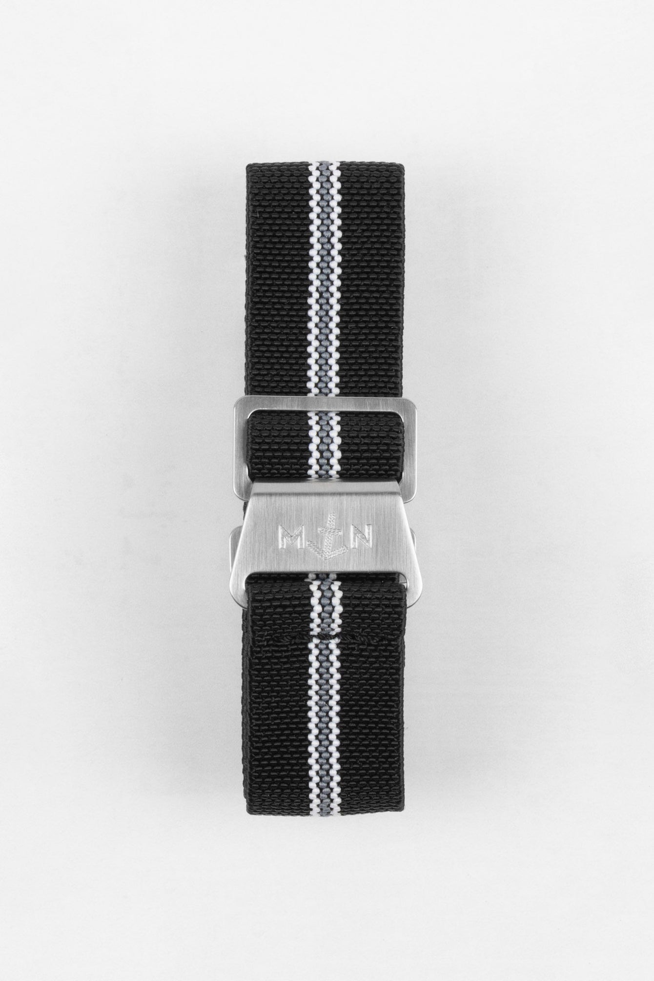 Erika's Originals CORSA MN™ Strap with GREY Centerline - BRUSHED Hardware