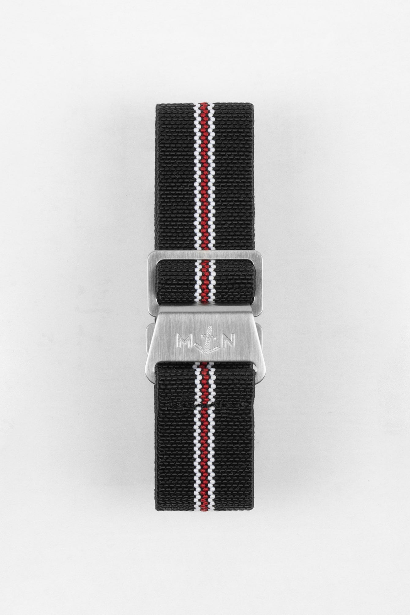 Erika's Originals CORSA MN™ Strap with RED Centerline - BRUSHED Hardware