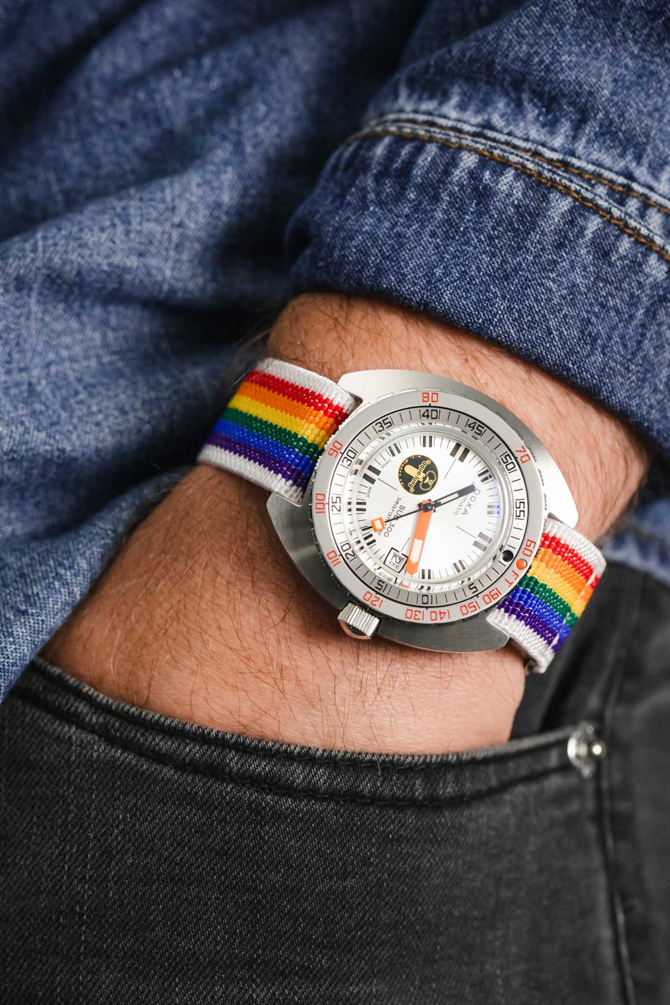 Erika's Originals RAINBOW MN™ Strap - BRUSHED Hardware