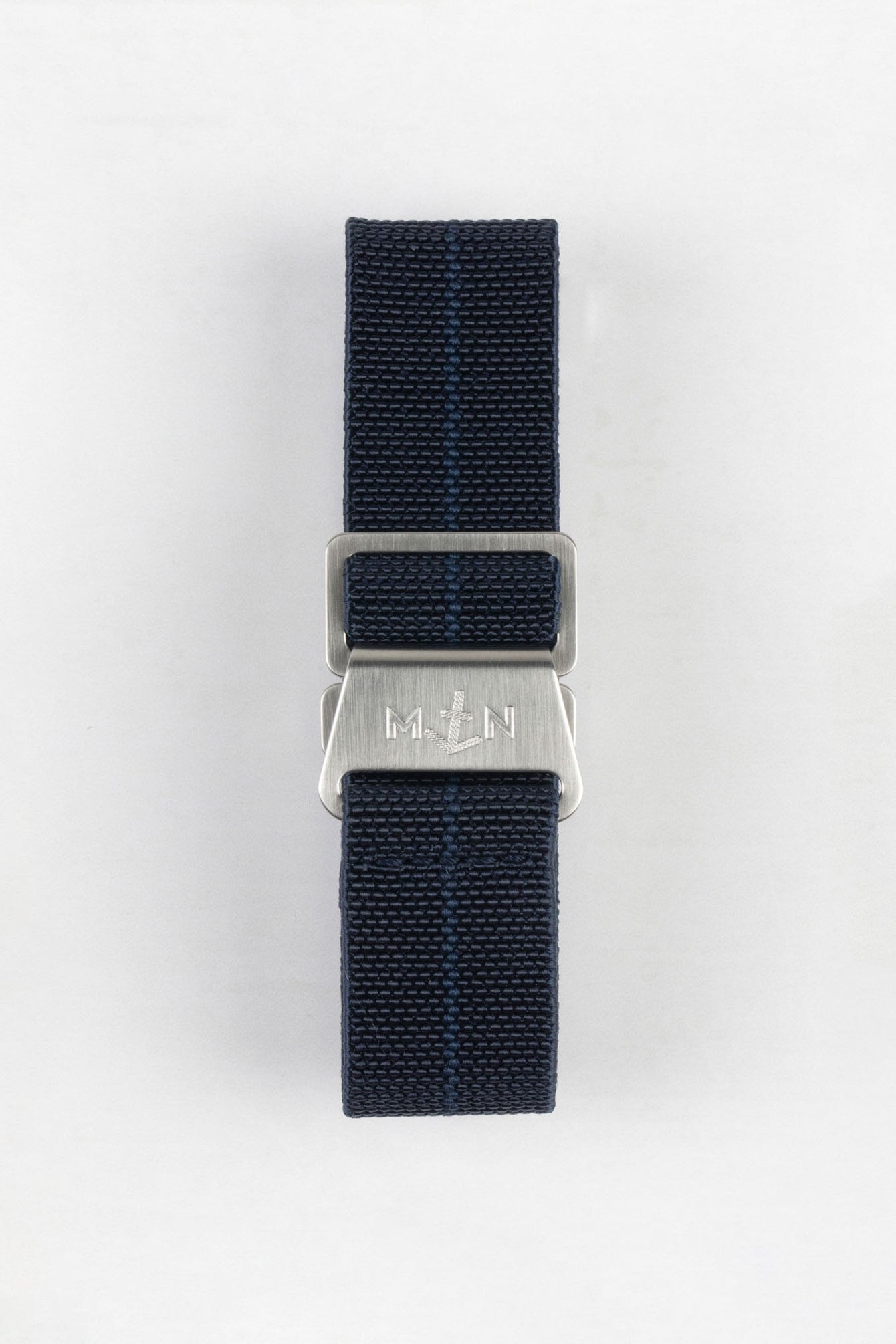 Erika's Originals TRIDENT MN™ Strap in TWO-TONE BLUE - BRUSHED Hardware