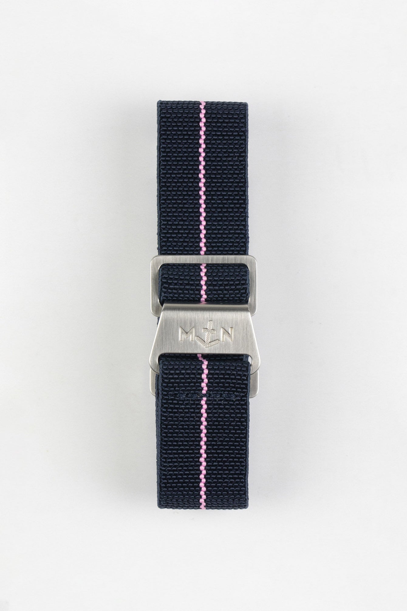 Erika's Originals TRIDENT MN™ Strap with PINK Centerline - BRUSHED Hardware