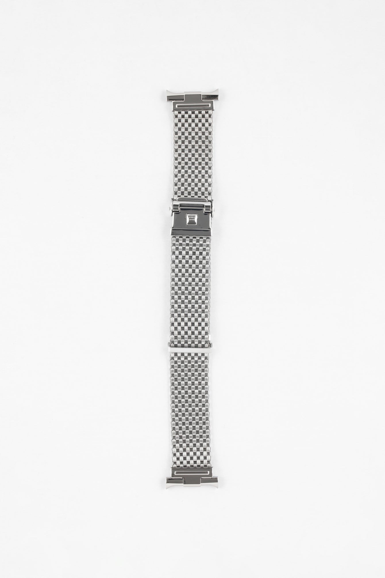 Forstner KOMFIT 'JB' Stainless Steel Square Mesh Watch Bracelet with Horned Ends