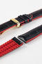 black and red watch strap