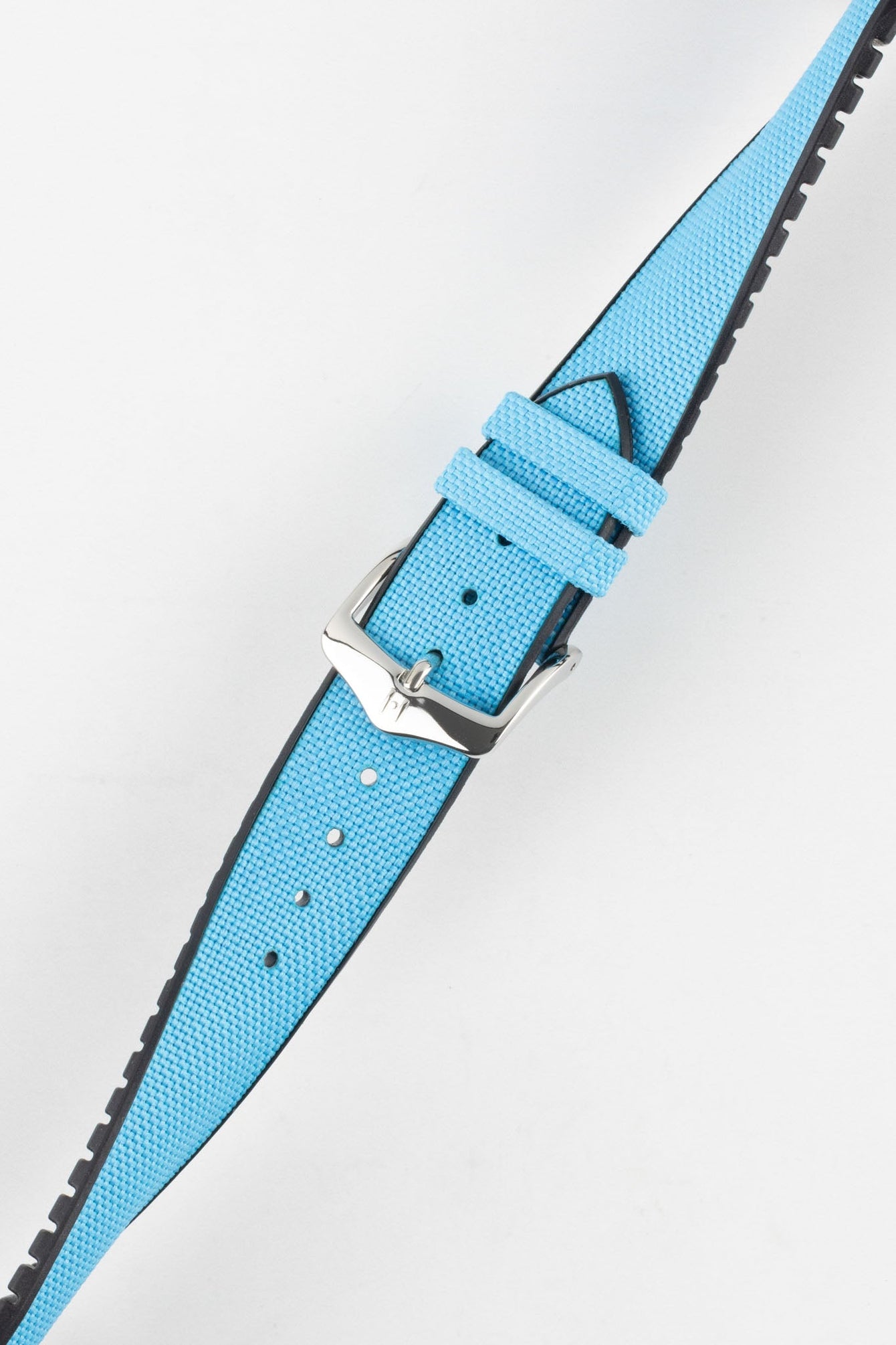 Hirsch ARNE Animal-Free Sailcloth Effect Performance Watch Strap - TURQUOISE