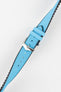 Hirsch ARNE Animal-Free Sailcloth Effect Performance Watch Strap - TURQUOISE