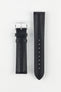 Hirsch CAMELGRAIN No Allergy Leather Watch Strap in BLACK