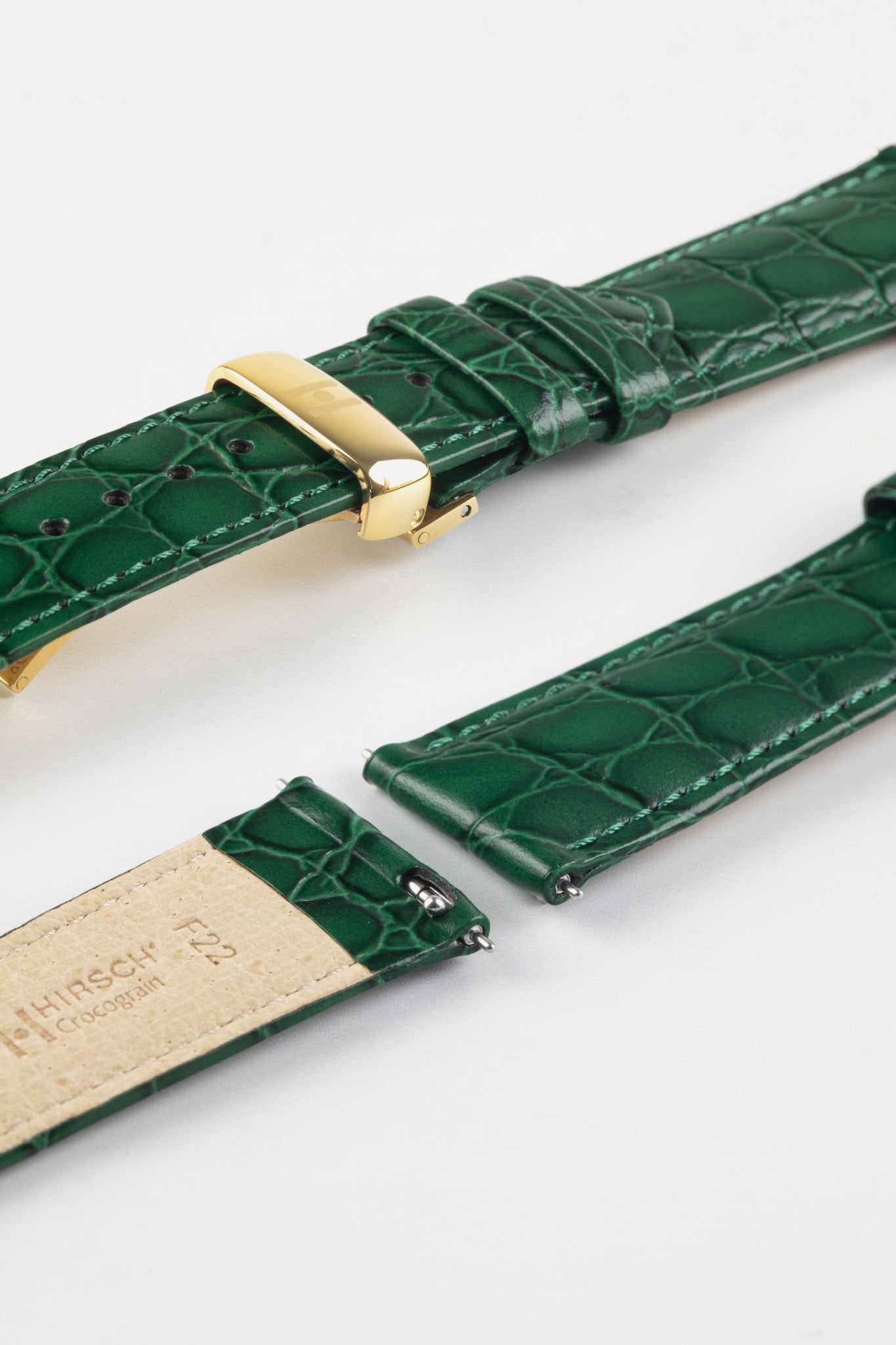 Hirsch alligator watch strap sale