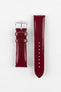 Hirsch DIVA Glossy Ladies Leather Watch Strap in MARSALA