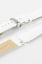 ladies white leather watch strap