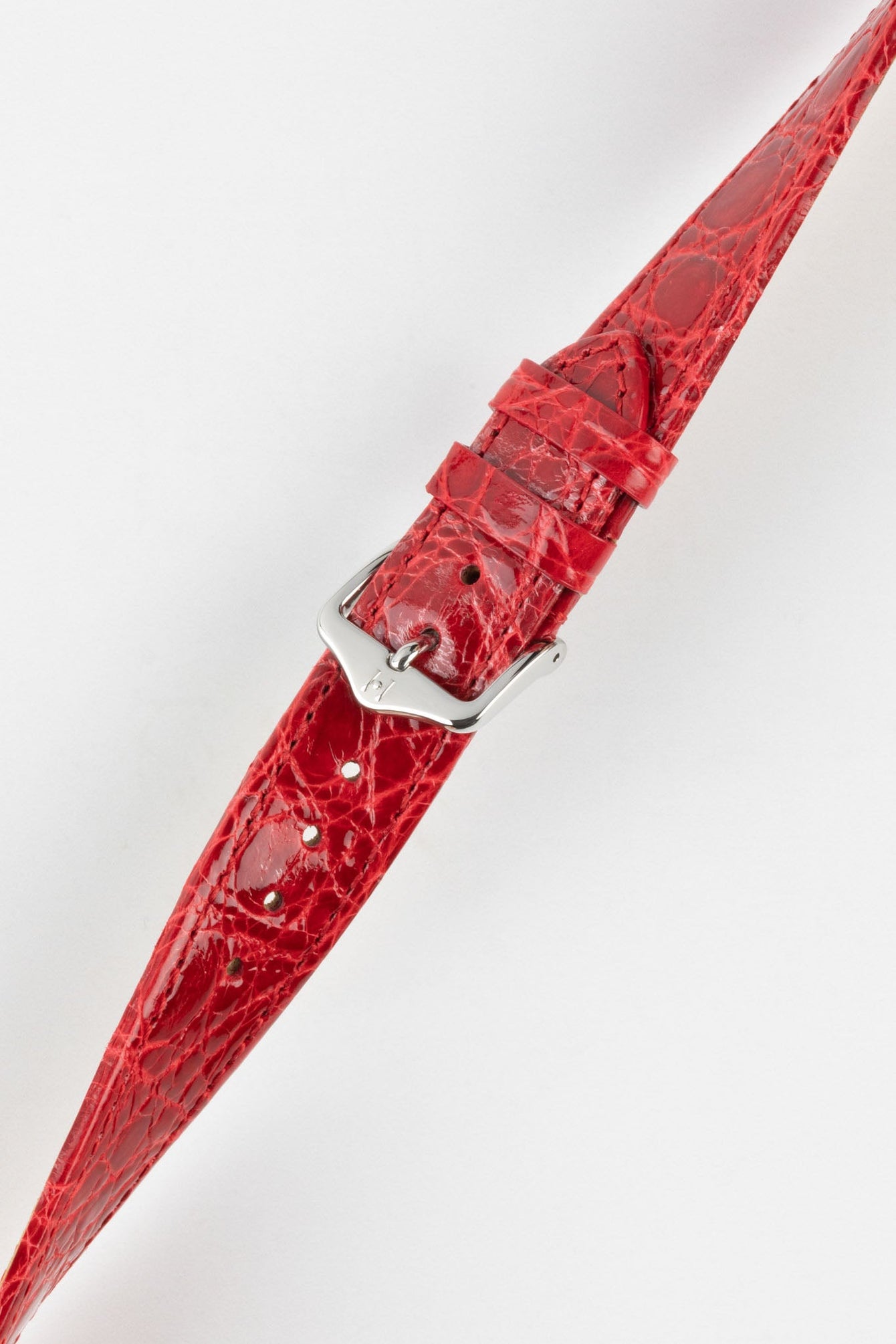 red crocodile watch strap