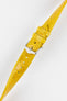 yellow crocodile watch strap 