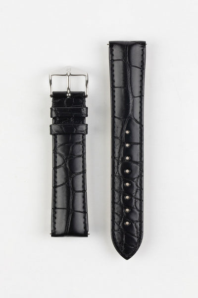 Hirsch alligator watch strap sale